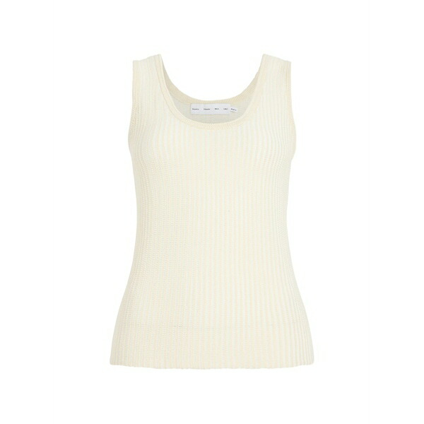 プロエンザ スクーラー 白いこと 付け紙 レディース カットソー トップス Lennox ribbed-knit top Neutrals