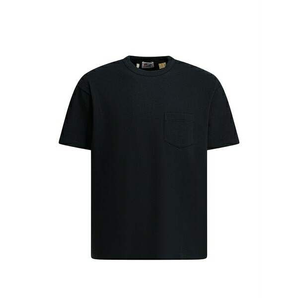 リーヴァイズジーンズ メンズ プルオーバー トップス Chest-pocket t-shirt Black