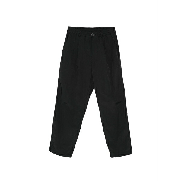 パウラ メンズ 心地好いズボン下 ボトムス Gerard elasticated-waist trousers Black
