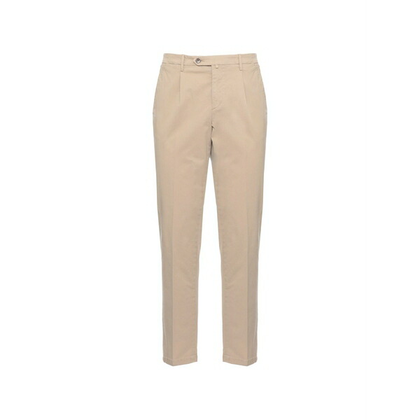 ブリ後押し 1949 メンズ 心地好いズボン下 ボトムス Pleated twill trousers Neutrals
