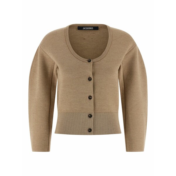 ジャクエムス レディース ジレー アウター Doppio button round-neck cardigan Neutrals