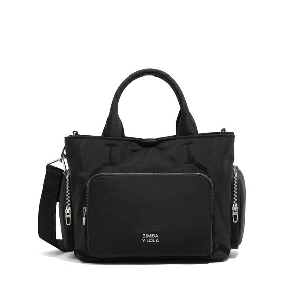 ビンバ イ ローラ レディース ショルダーバッグ 御徒面子 Medium logo-plaque shoulder bag Black