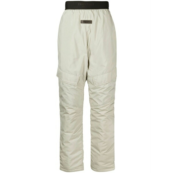 エフオージーエッセンシャルズ メンズ 心地好いズボン下 ボトムス Storm straight-leg trousers Green