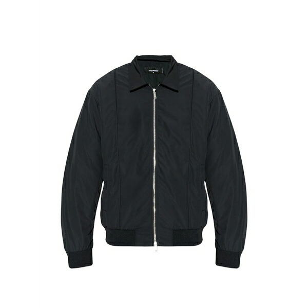 ディースクエアード メンズ 上衣＆上衣 アウター Zip bomber jacket Black