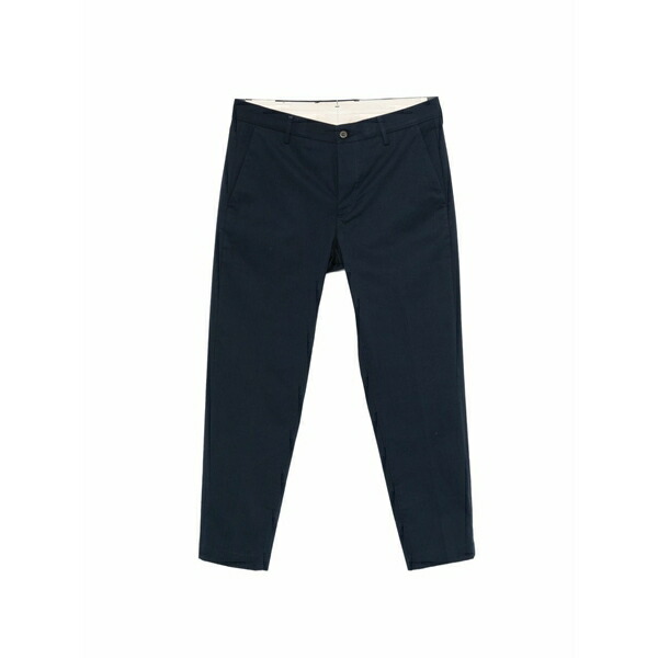 イレブンティ メンズ 心地好いズボン下 ボトムス Button-fastening chinos pants Blue