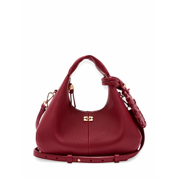 ガニー レディース トートバッグ 御徒面子 Logo-plaque tote bag Red