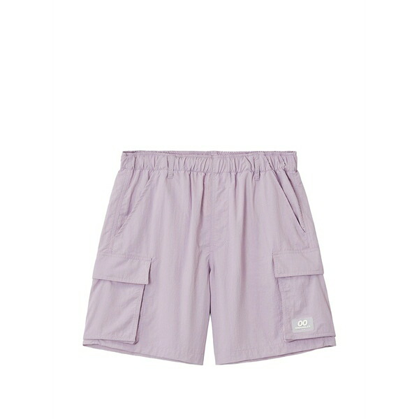 黒茶 レディース 心地よいズボン下 ボトムス Cargo shorts Purple