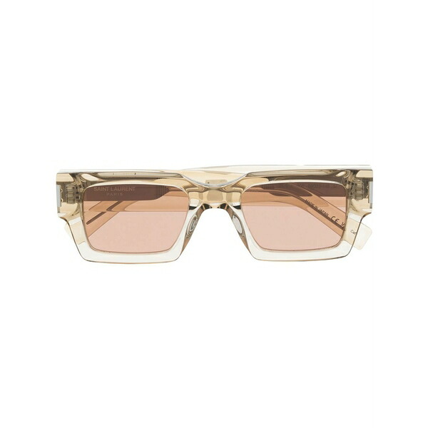 サンローラン アイウェア メンズ サングラス・アイウェア 添え物 Sl 572 square-frame sunglasses Yellow