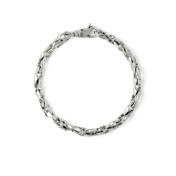 エマニュエレ ビコッキ メンズ ブレスレット・バングル・アンクレット 佩び物 Hammered finish bracelet Silver