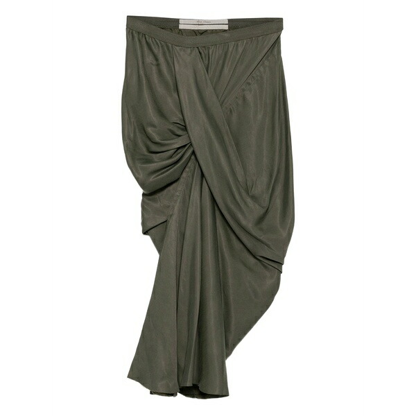 リックオウエンス レディース スコート ボトムス Seb asymmetric skirt Green