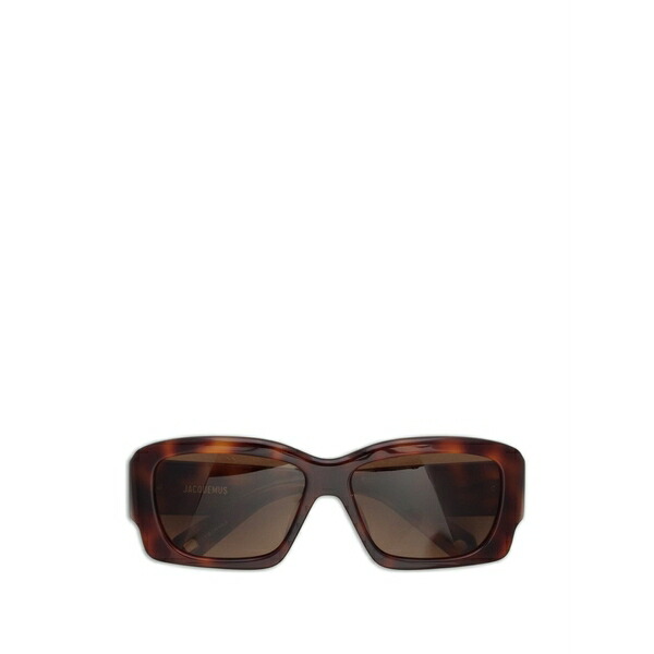 ジャクエムス メンズ サングラス・アイウェア 添え物 Croisiere rectangular sunglasses Brown
