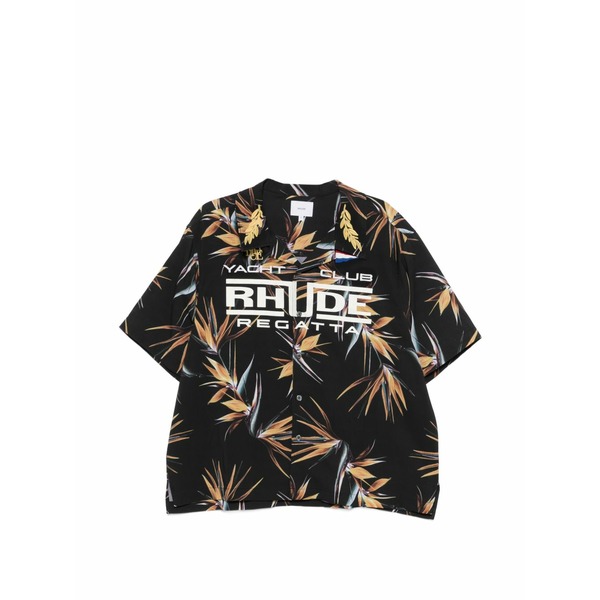ルード メンズ プルオーバー トップス Regatta club floral-graphic shirt Black