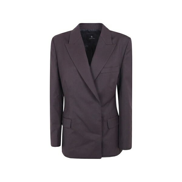 アニービン レディース 上衣＆上衣 アウター Double-breasted blazer Brown