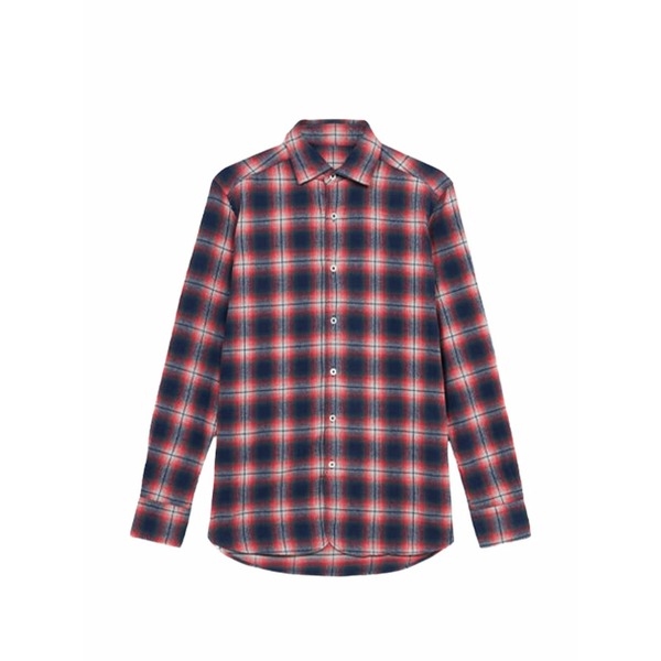 フォルテラ メンズ プルオーバー トップス Jack checked shirt Blue