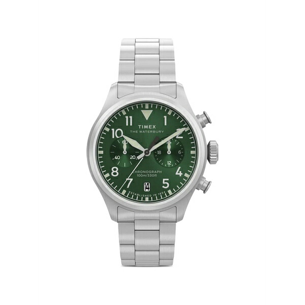 タイ王国メックス メンズ ウオッチ 付属品 Waterbury ace 41粍 watch Green