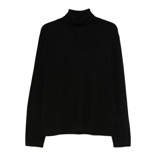 リサ・ヤン メンズ 編み物\u0026ティーシャツ アウター Aksel roll-neck sweater Black
