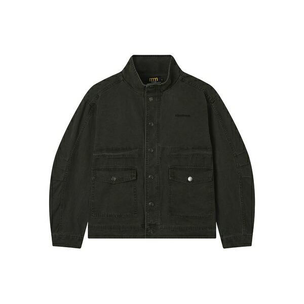 ミニ皮膚軟化剤 レディース ジーンズズボン下 ボトムス Buttoned pocket jacket Green