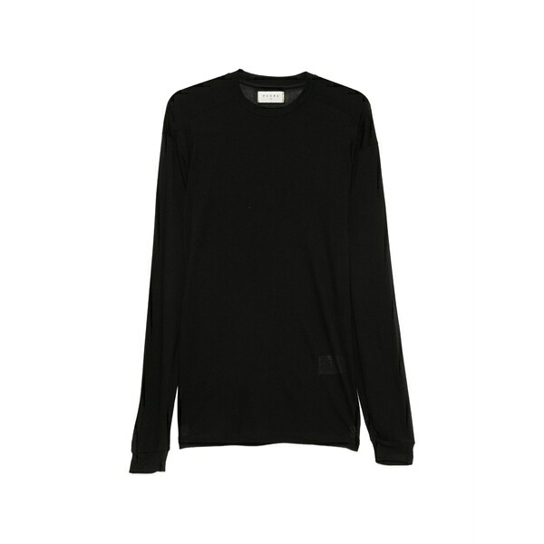 パウラ メンズ Tシャツ トップス Long-sleeve t-shirt Black|asty