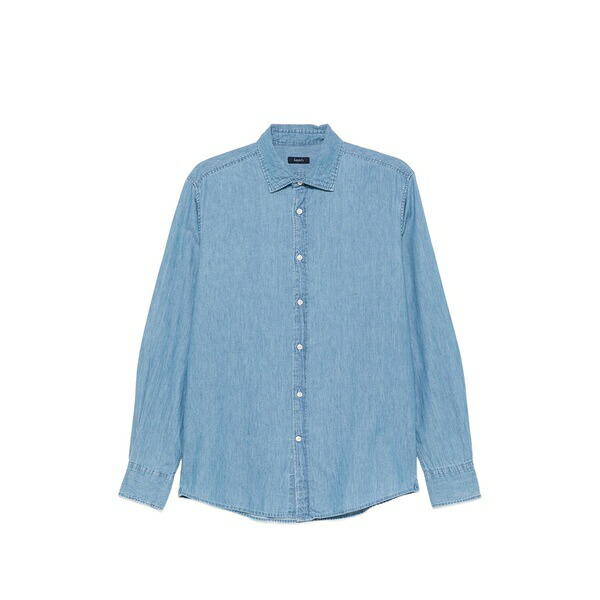 デペルル メンズ プルオーバー トップス Nelson denim shirt Blue