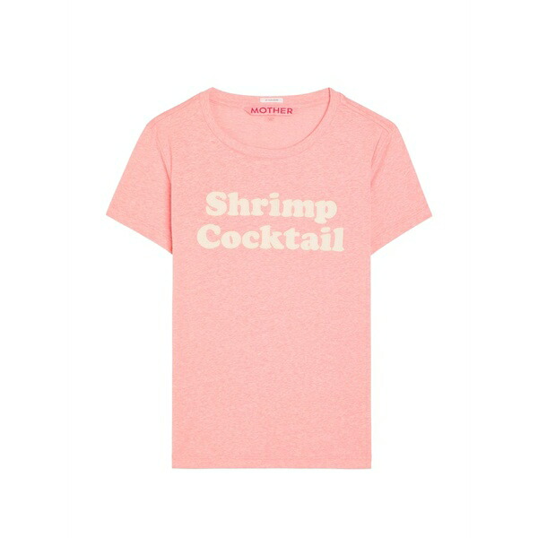 お母さん レディース プルオーバー トップス Short-sleeve t-shirt Pink