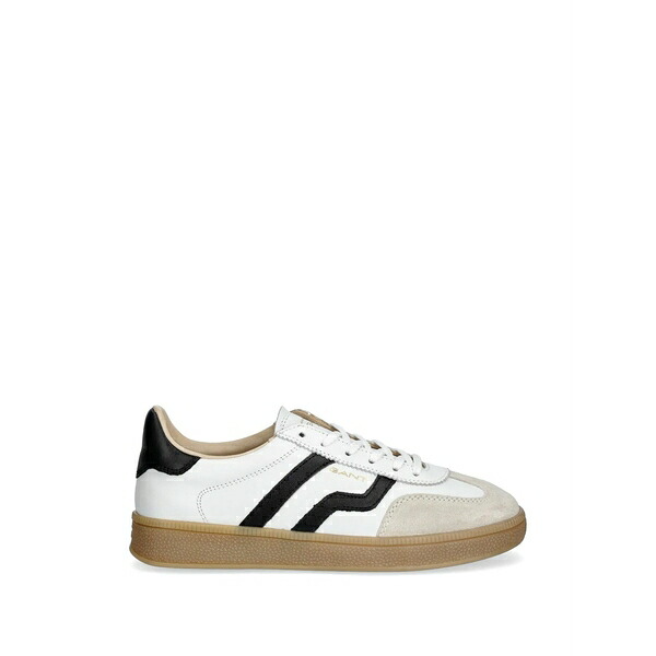 ガント レディース スニーカー シューズ Striped sneakers White