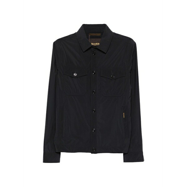 ムーレー メンズ 上衣＆上衣 アウター Buttoned pocket jacket Black