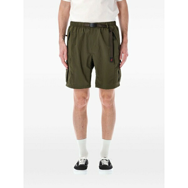 グラミチ メンズ カジュアルパンツ ボトムス Explorer cargo shorts Green｜asty