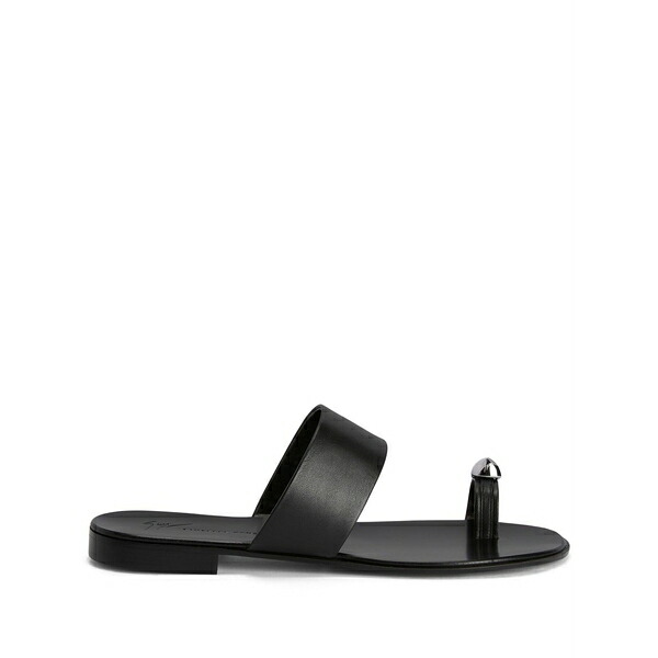 ジュゼッペザノッティ メンズ サンダル シューズ Norbert leather toe-loop sandals Black