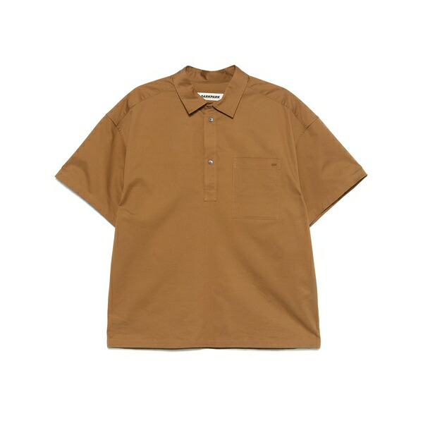 暗然たる運動場 メンズ スポーツシャツ トップス Alex polo shirt Brown