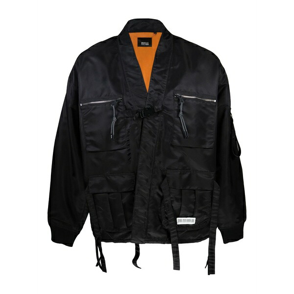 ミストリーハードレアリシーン メンズ 上衣＆上衣 アウター Emroidered-logo bomber jacket Black