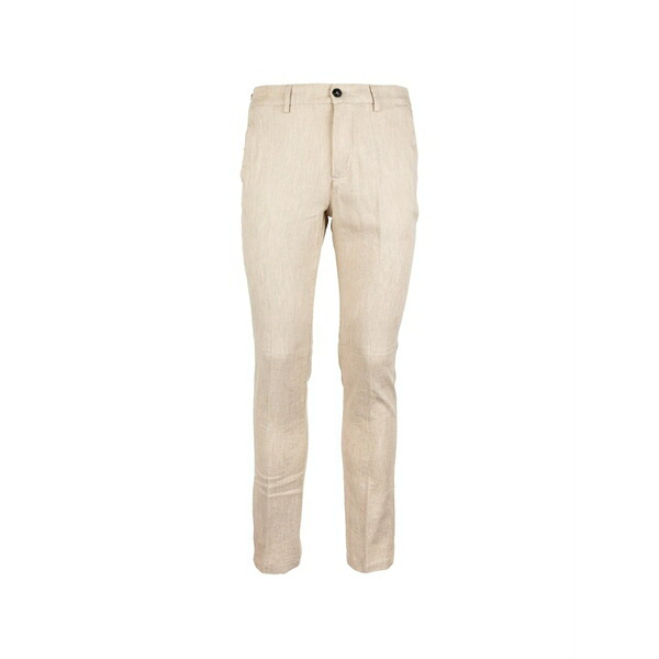 クルーナ メンズ 心地好いズボン下 ボトムス Solferino slim-fit trousers Neutrals