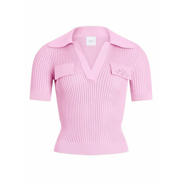 ジャンパトゥ レディース ティーシャツ トップス Logo-embroidered top Pink