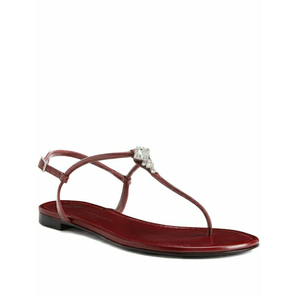 ジュゼッペザノッティ レディース サンダル シューズ Hollie crystal-embellished sandals Red