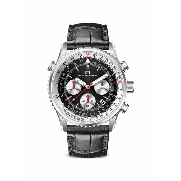 オーシャナット メンズ ウオッチ 付属品 Flight 46粍 watch Black