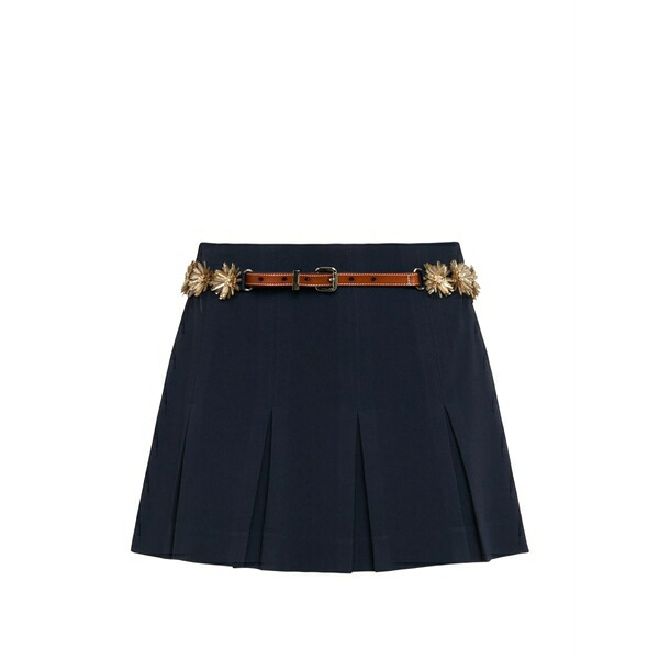 サンクアセプト レディース スコート ボトムス Sunflare belt aanya mini skirt Blue