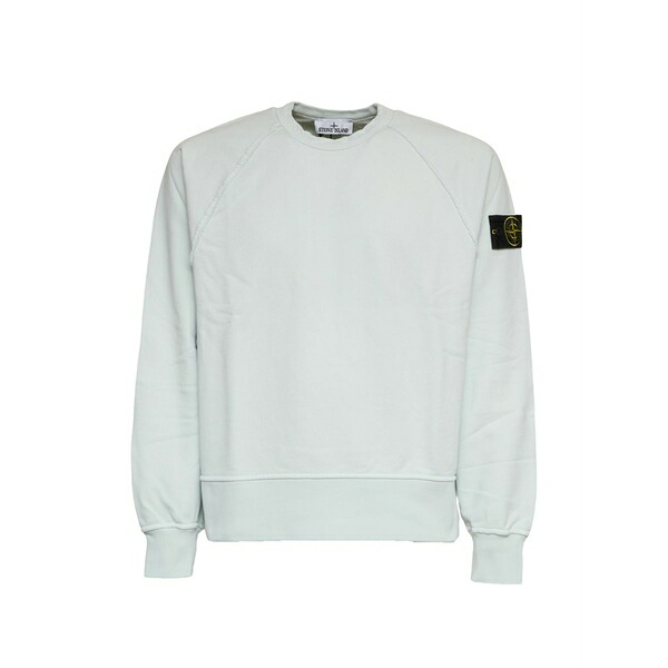 ストーンアイランド メンズ パーカー・スウェットシャツ アウター Badge crew-neck sweatshirt Blue