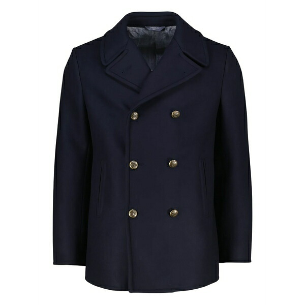 チルコロ1901 メンズ ジャケット&ブルゾン アウター Double-breasted coat Blue|asty