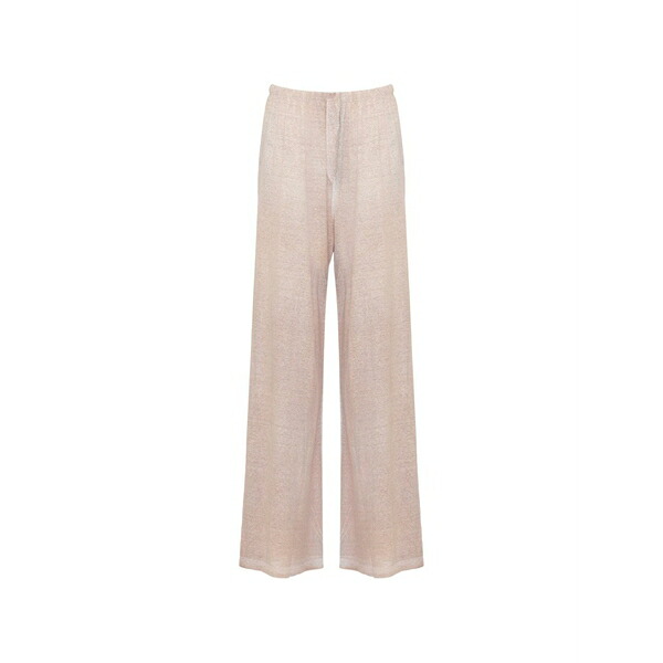 アヴァントワ レディース カジュアルパンツ ボトムス Knit palazzo pants Neutrals｜asty