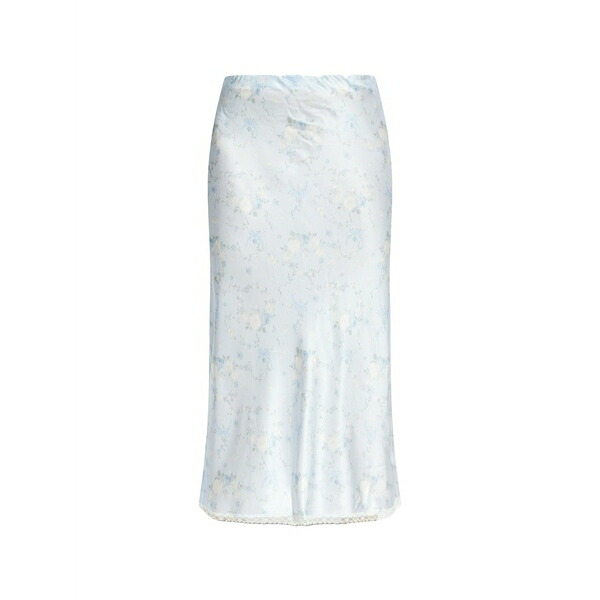 ラブスハックファンシー レディース スコート ボトムス Kalo floral-print lace maxi skirt Blue