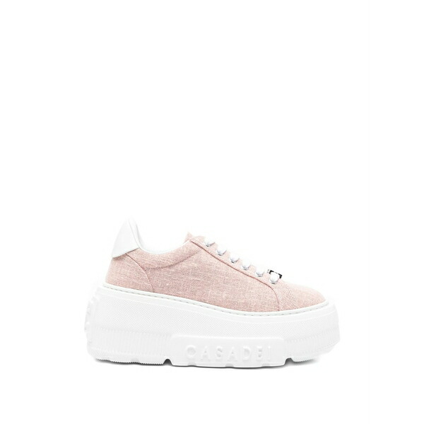 カサディ レディース スニーカー シューズ Nexus platform embellished sneakers Pink