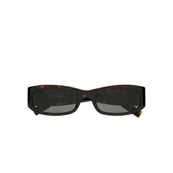 サンローラン アイウェア メンズ サングラス・アイウェア 付属物 Sl m152 tortoiseshell rectangle sunglasses Brown