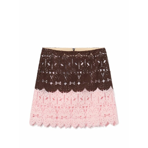 ラ・ダブル・ジェイ レディース スコート ボトムス Lacey mini baia skirt Brown