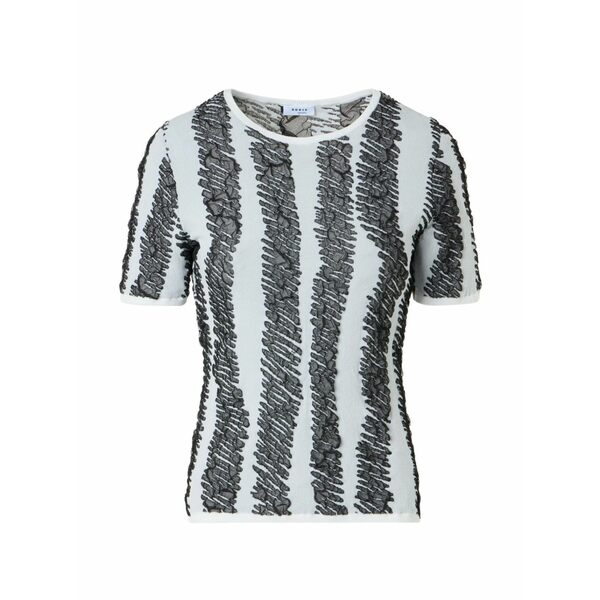 アク栗鼠 プント レディース プルオーバー トップス Short-sleeve t-shirt Grey