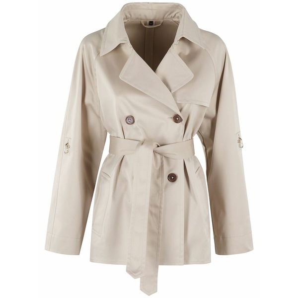 フェイ レディース 厚地の外套 アウター Belted trench coat Neutrals