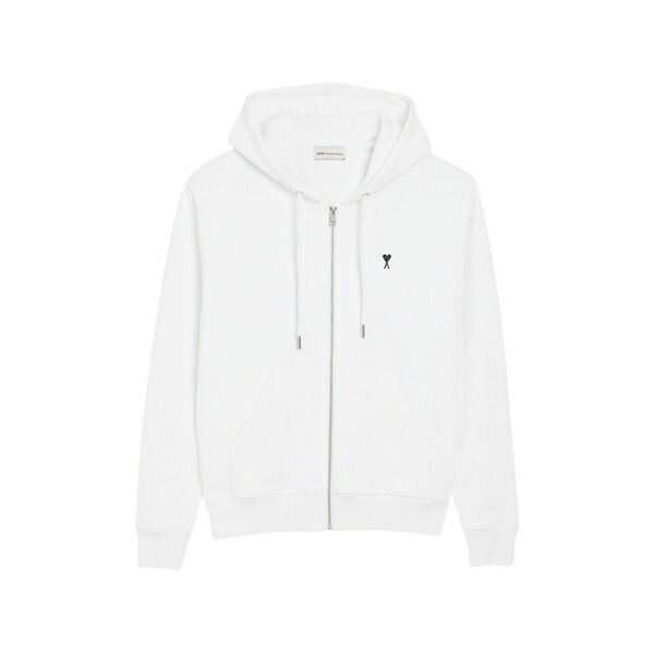 意中の女 メンズ パーカー・スウェットシャツ アウター Zip-up hoodie White