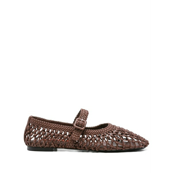 サイモン鏡鑑 レディース サンダル シューズ Riad knotted ballet flats Brown