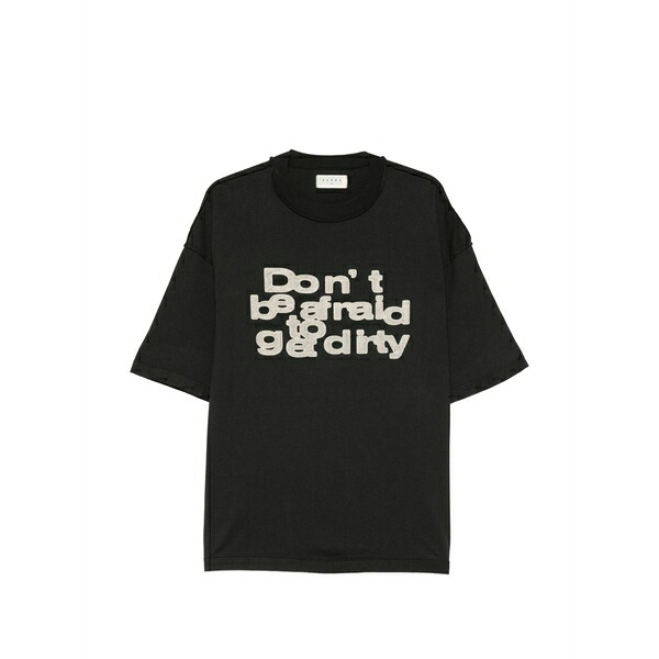 パウラ メンズ ティーシャツ トップス Costa oversized t-shirt Black
