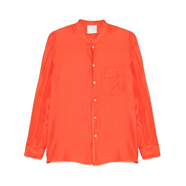 フォルテ フォルテ レディース プルオーバー トップス Silk shirt Red