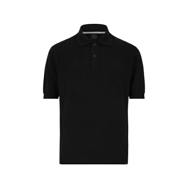 ポールアンドシャーク メンズ スポーツシャツ トップス Short-sleeve polo shirt Black