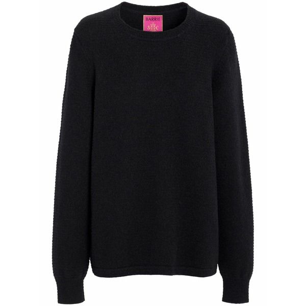 バリー レディース 編み物\u0026スウェーター アウター Striped chunky-knit jumper Black